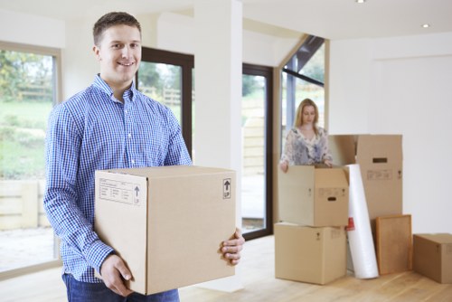 Professional packing materials used for office removals in Bow