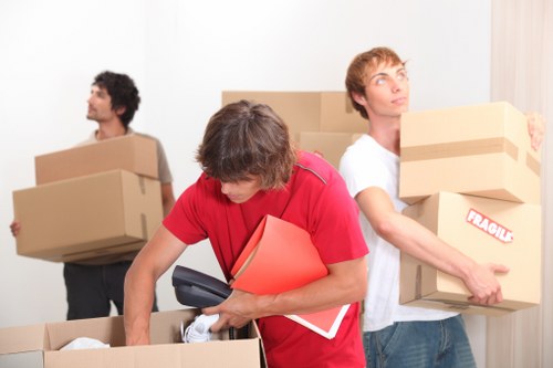 Team completing a safe and organised removals operation