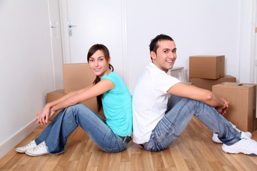 Professional furniture clearance in a Bow property