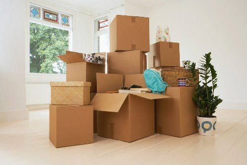 Grand piano relocation prepared for secure moving in Bow