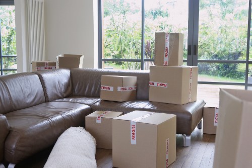 Commercial movers handling office equipment in Bow